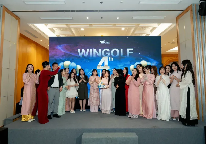 WinGolf fourth-anniversary celebration