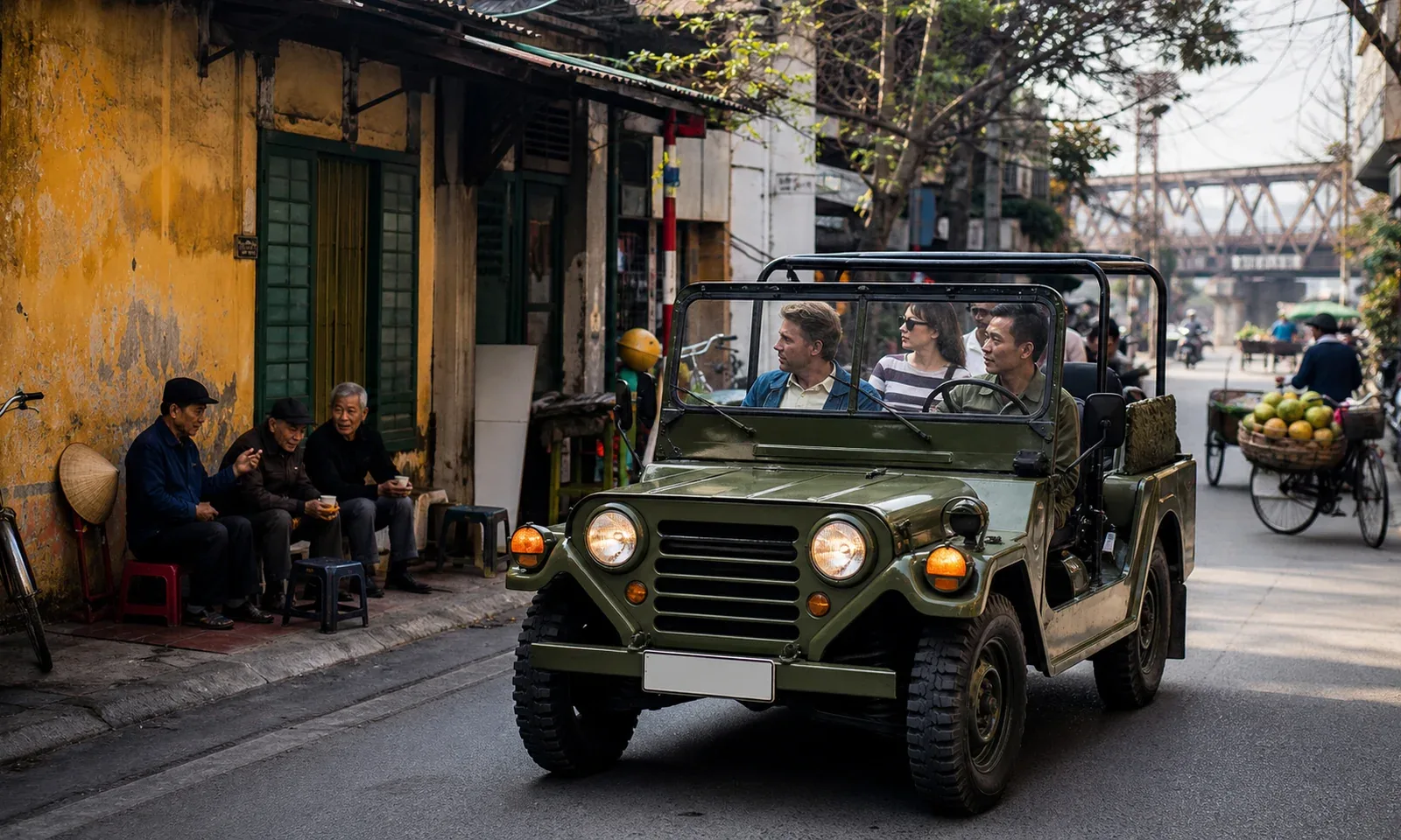Hanoi Jeep Tour — Discover the Old Quarter & Local Alleyways