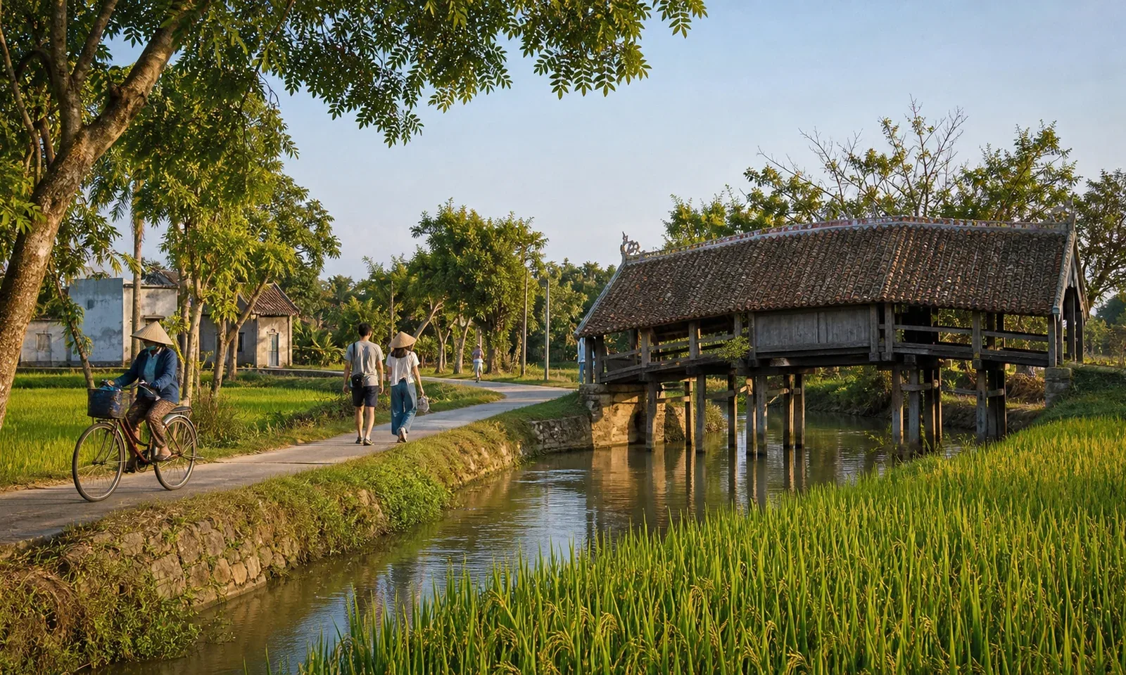 Hue Countryside & Thanh Toan Tiled Bridge Tour