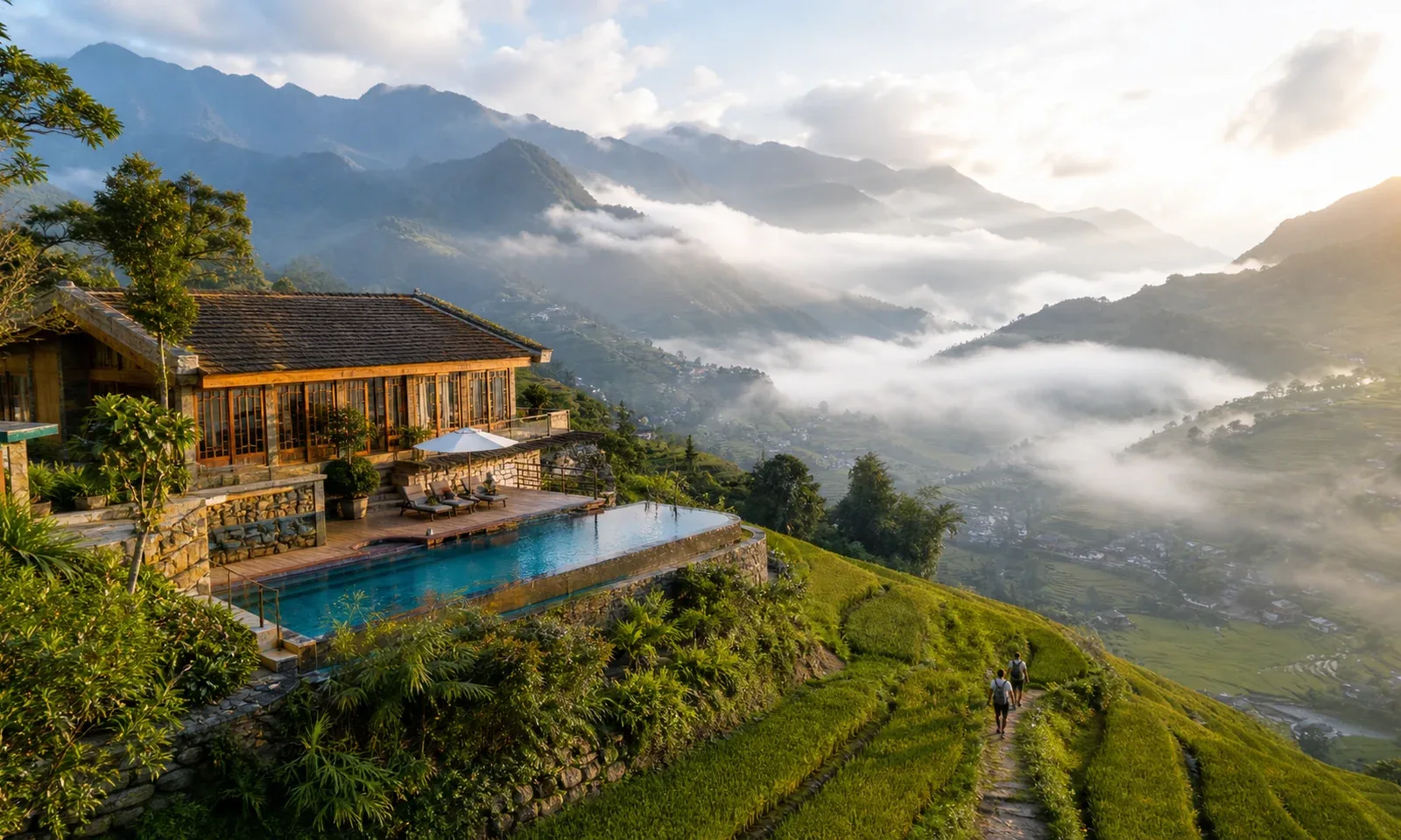 Sapa: Luxury Resort Retreat, Soft Trek Rice Terraces & Villages