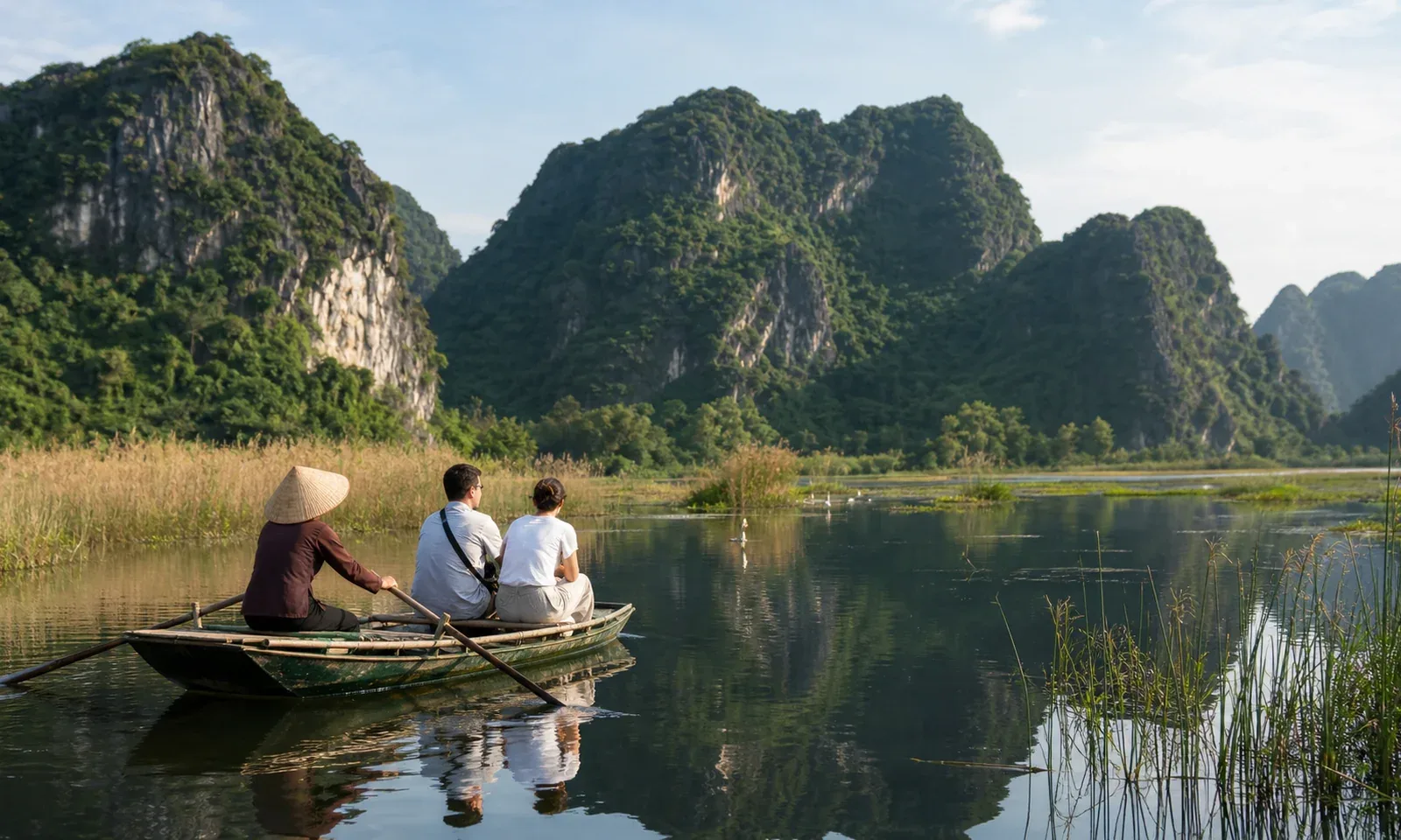 Discover Van Long – Bamboo Boat and Ninh Binh Countryside