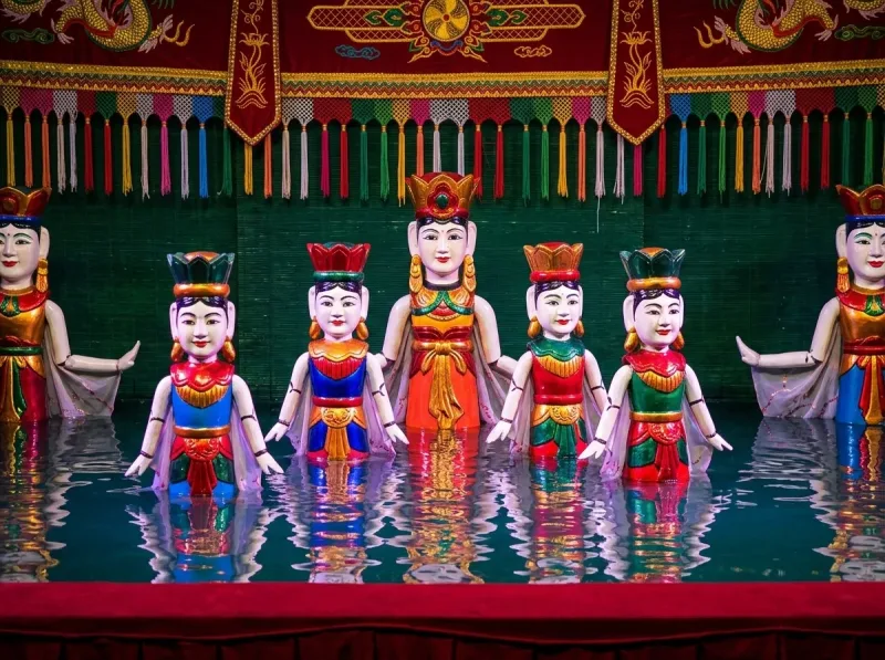 Hanoi Cyclo Old Quarter & Water Puppet Evening Tour 4
